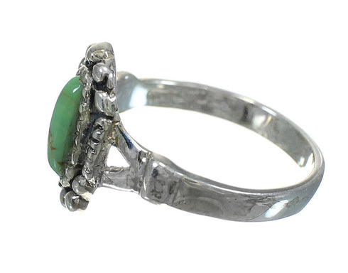 Turquoise Sterling Silver Southwestern Ring Size 5-1/2 YX83909